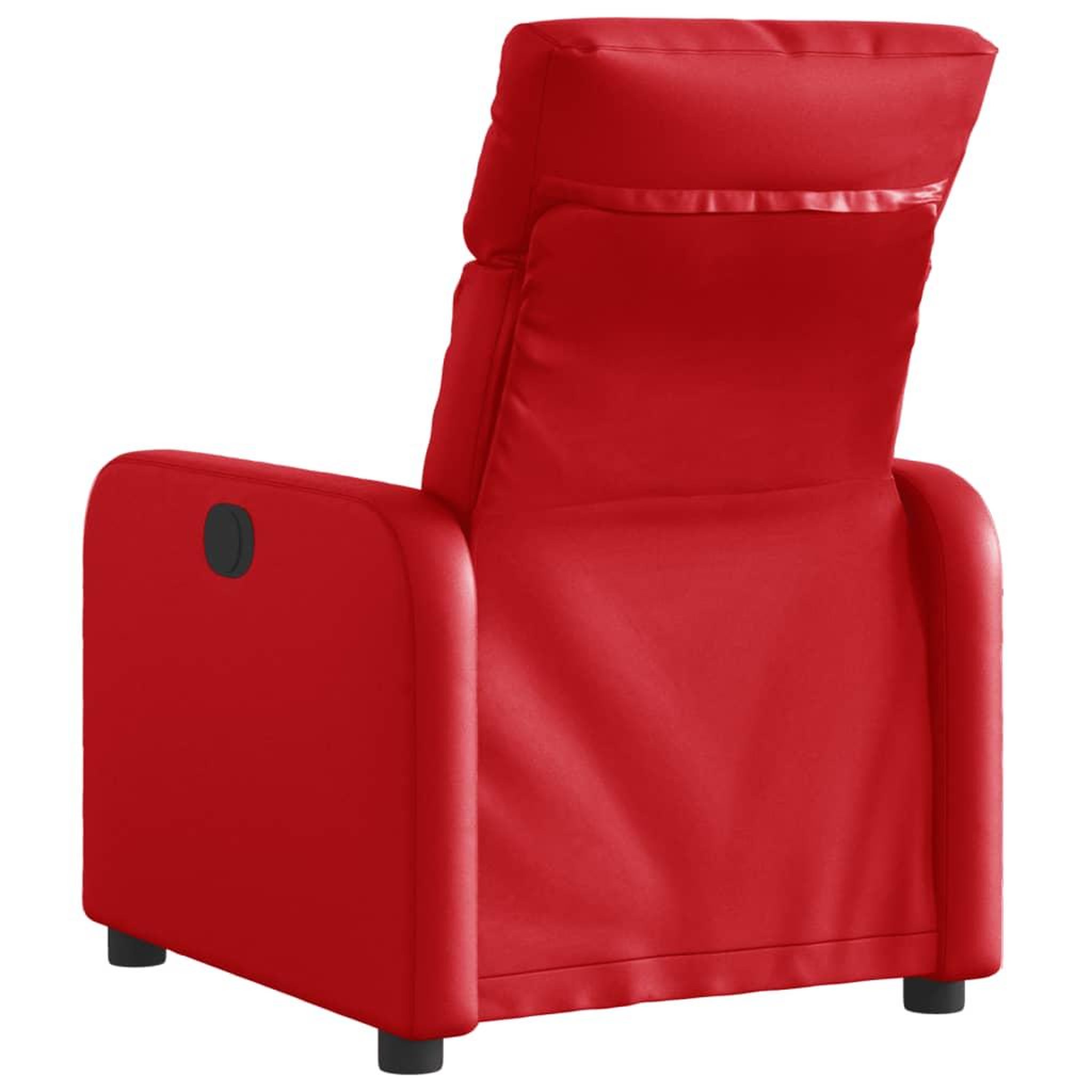 Voir la diapositive 5 : VIDAXL Fauteuil inclinable electrique Rouge Similicuir