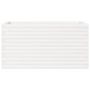 Voir la diapositive 5 : VIDAXL Jardiniere blanc 90x40x45,5 cm bois de pin massif