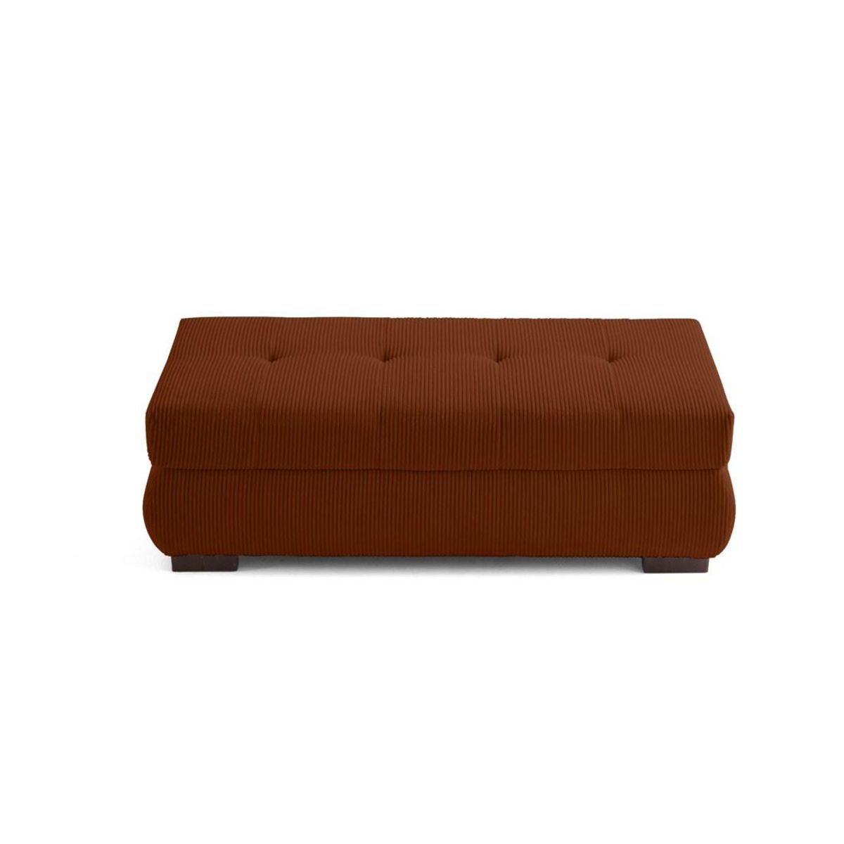 LISA DESIGN Vermont - pouf d'appoint - en velours côtelé