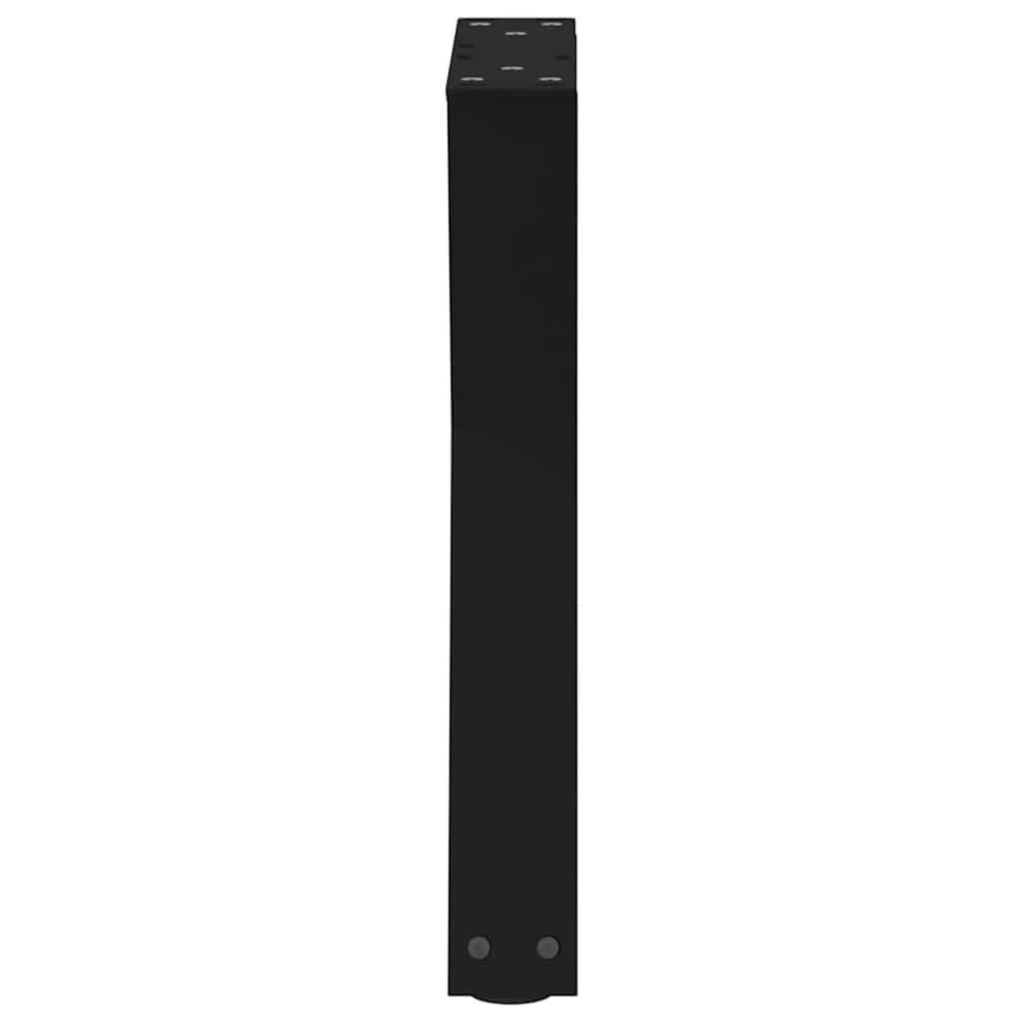Voir la diapositive 5 : VIDAXL Pieds de table basse 2 pcs noir 38x(42-43,3) cm acier