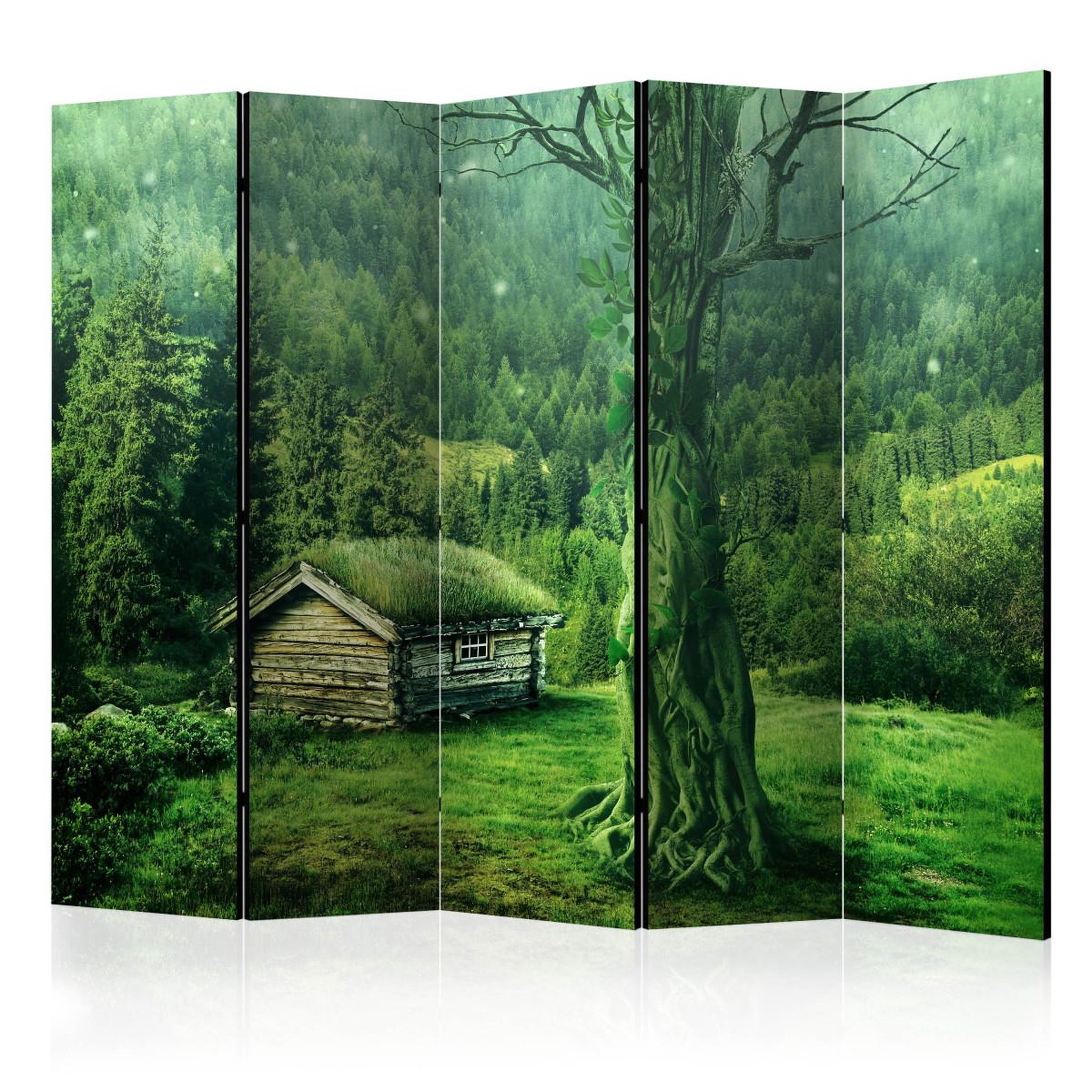 Paris Prix Paravent 5 volets  green seclusion  172x225cm