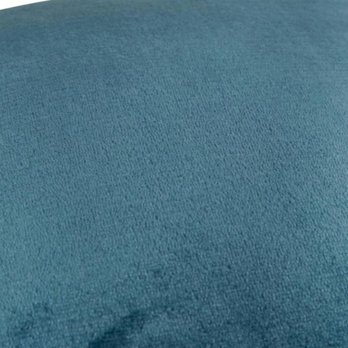 ATMOSPHERA Coussin en Flanelle Uni  Ollis  38x38cm Bleu Égéen