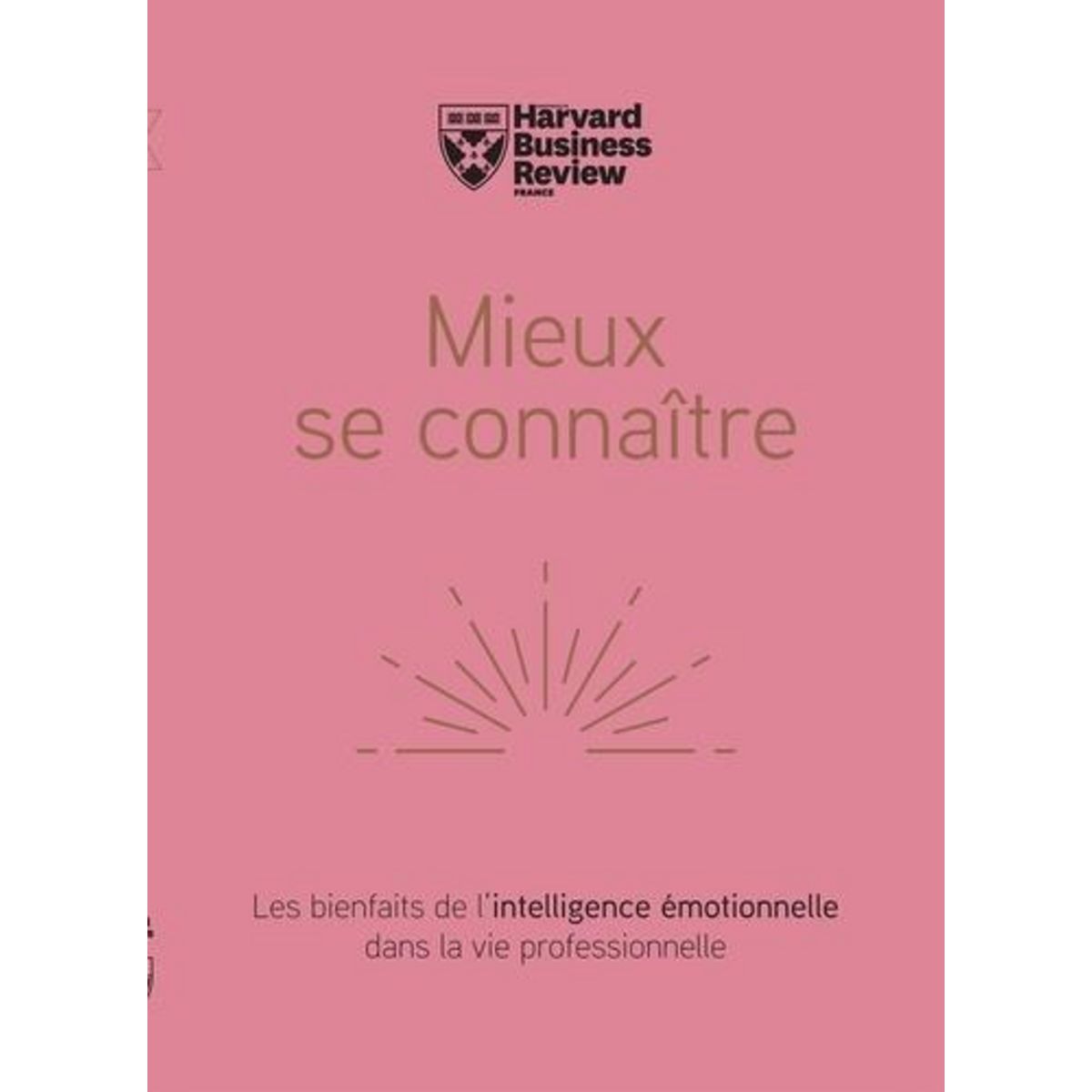 MIEUX SE CONNAITRE. LES BIENFAITS DE L'INTELLIGENCE EMOTIONELLE DANS LA VIE PROFESSIONNELLE, Harvard Business Review
