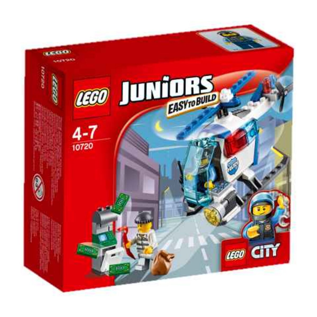 LEGO Juniors 10720 - La poursuite en hélicoptère de police
