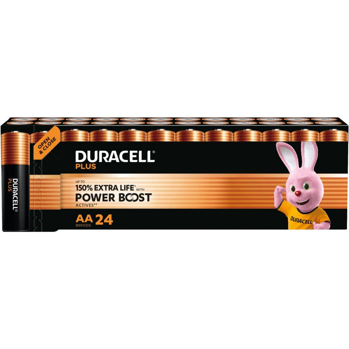 Duracell Pile PLUS POWERBOOST AA X24 PANIERE