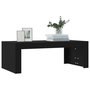 Voir la diapositive 3 : VIDAXL Table basse noir 102x50x36 cm bois d'ingenierie