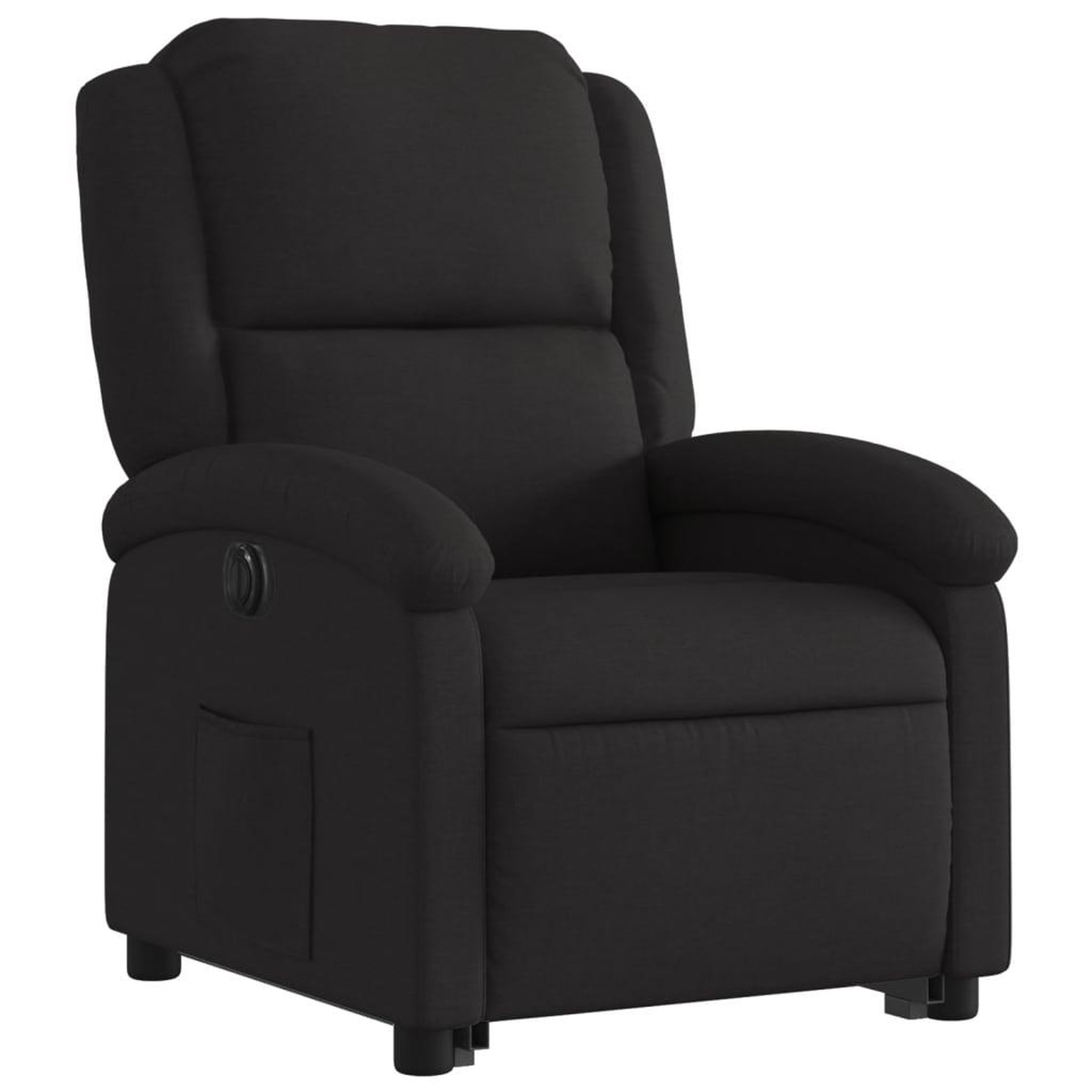 Voir la diapositive 4 : VIDAXL Fauteuil inclinable electrique noir tissu