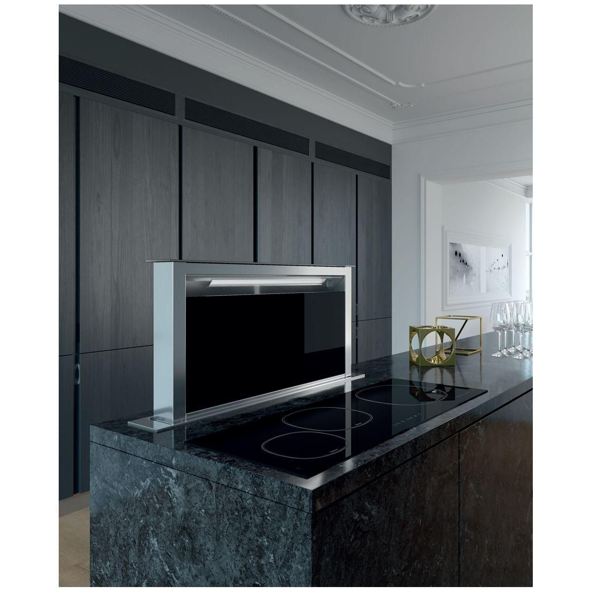 ROBLIN Hotte plan de travail ZELIE 900 VERRE NOIR