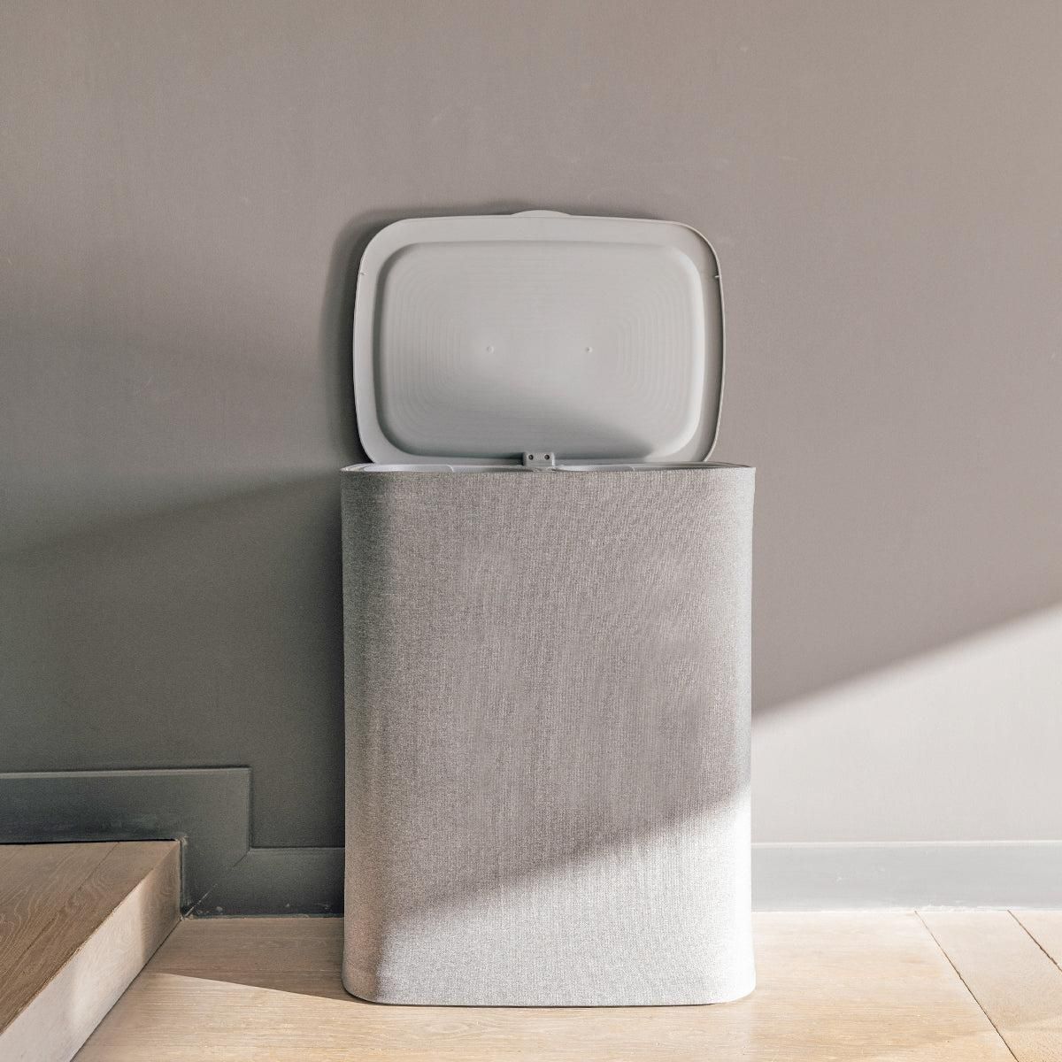 Kitchen move Panier à linge SVEN Gris Tissu 50L