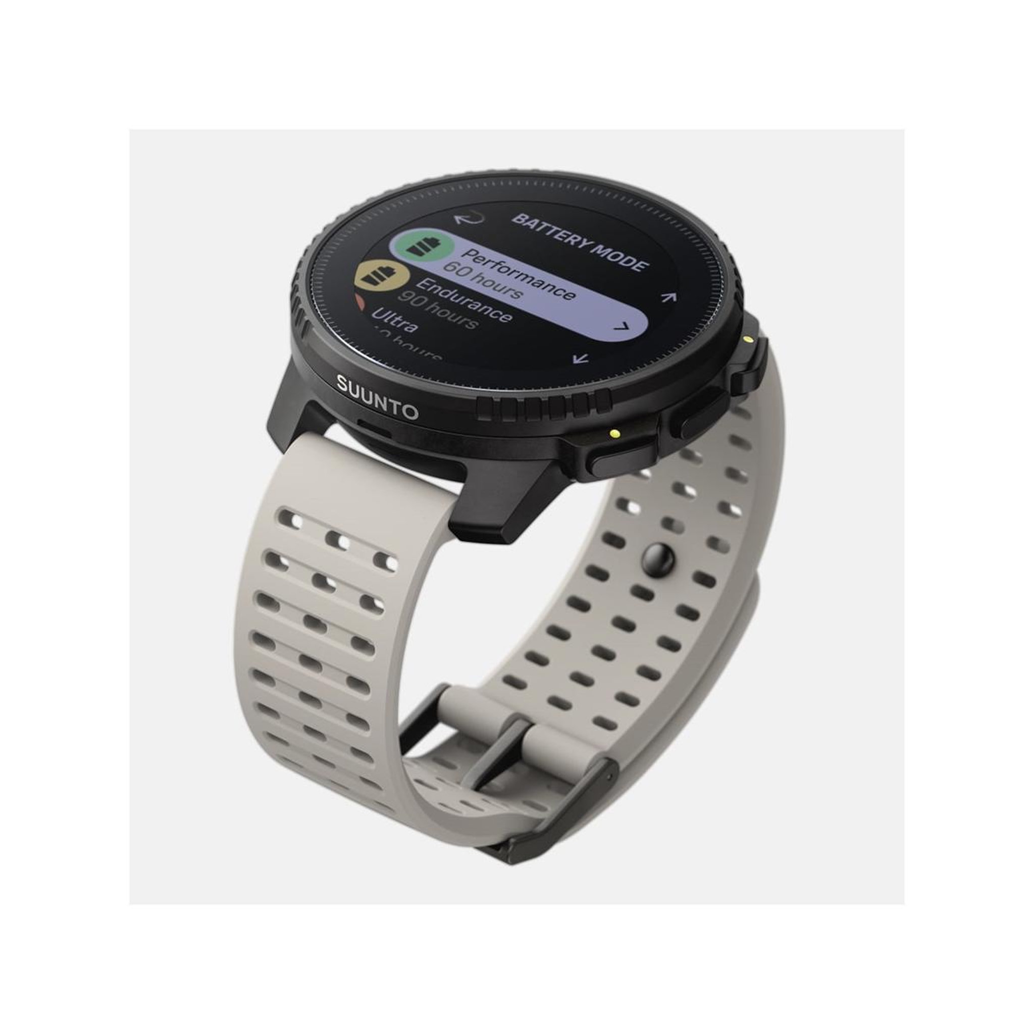Voir la diapositive 3 : Suunto Montre connectée Suunto Vertical Black Sand avec bracelet silicone Beige
