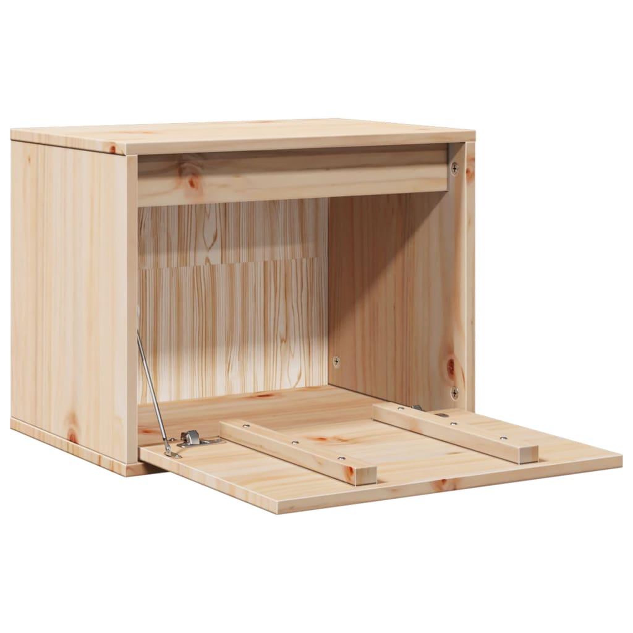 Voir la diapositive 5 : VIDAXL Armoire murale 45x30x35 cm Bois de pin massif
