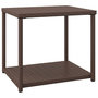 Voir la diapositive 2 : VIDAXL Table d'appoint marron 55x45x49 cm resine tressee