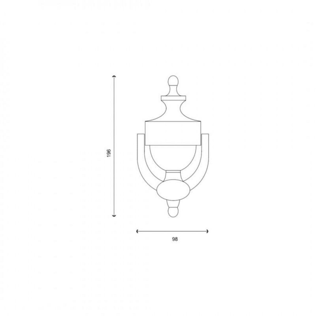 ESPACE-BRICOLAGE Heurtoir Victorien C - finition patiné