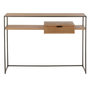Voir la diapositive 2 : Paris Prix Console 1 Tiroir Design  Giuseppe  120cm Naturel