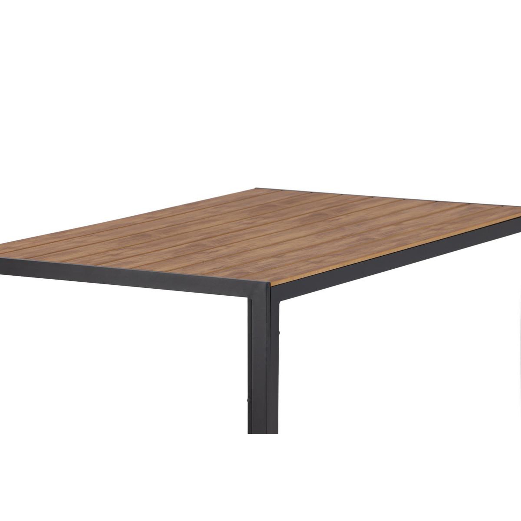 Voir la diapositive 5 : Paris Prix Table de jardin  break  150cm noir & naturel