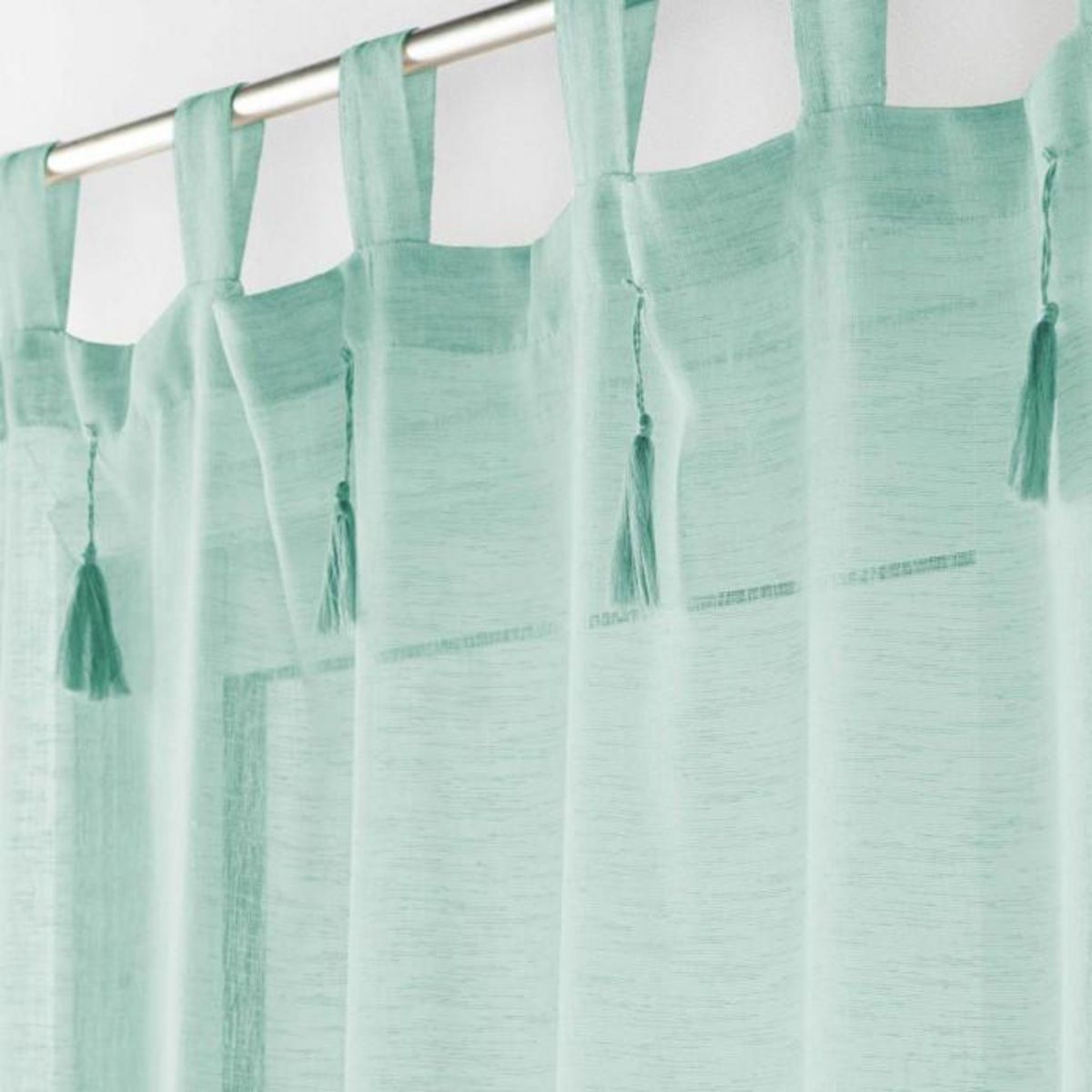 Paris Prix Rideau Voilage à Passants  Dalia  140x240cm Sauge