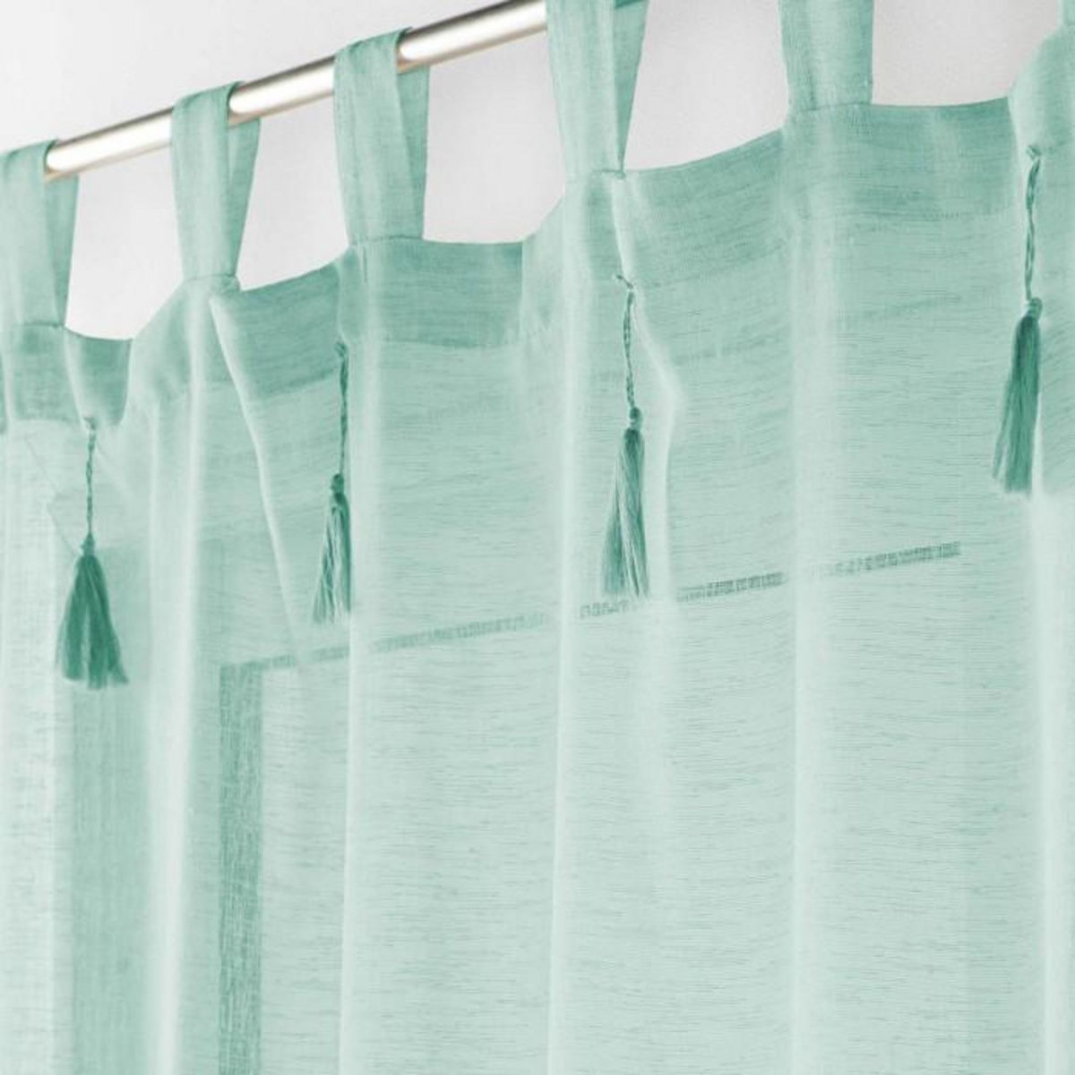 Paris Prix Rideau Voilage à Passants  Dalia  140x240cm Sauge