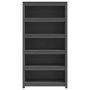 Voir la diapositive 5 : VIDAXL Bibliotheque Gris 80x35x154 cm Bois de pin massif