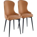 Habitat et Jardin Lot de 2 Chaises  Tina  - Marron