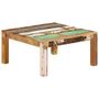 Voir la diapositive 1 : VIDAXL Table basse 80x80x40 cm Bois de recuperation massif