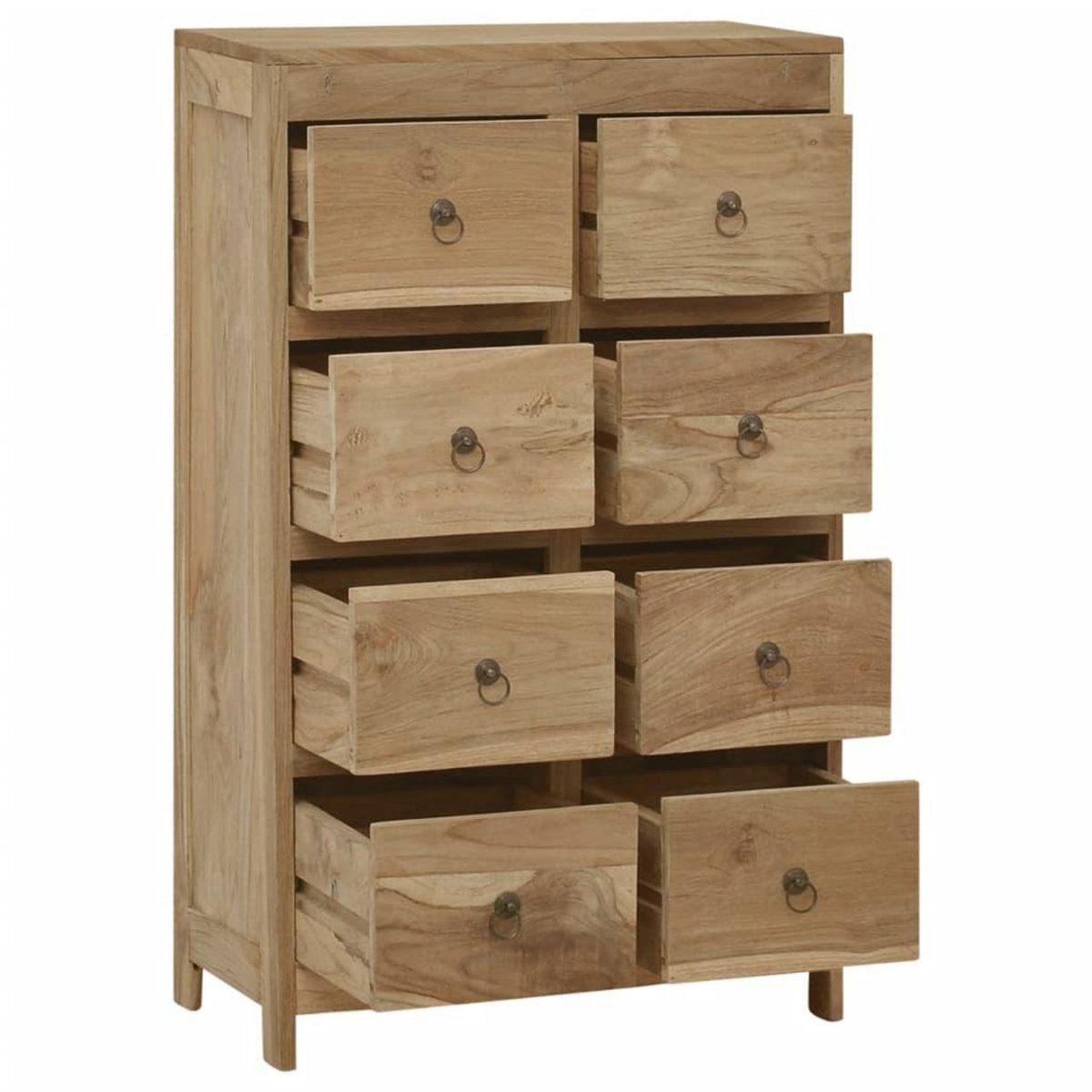 VIDAXL Commode 55x30x90 cm Bois massif de teck