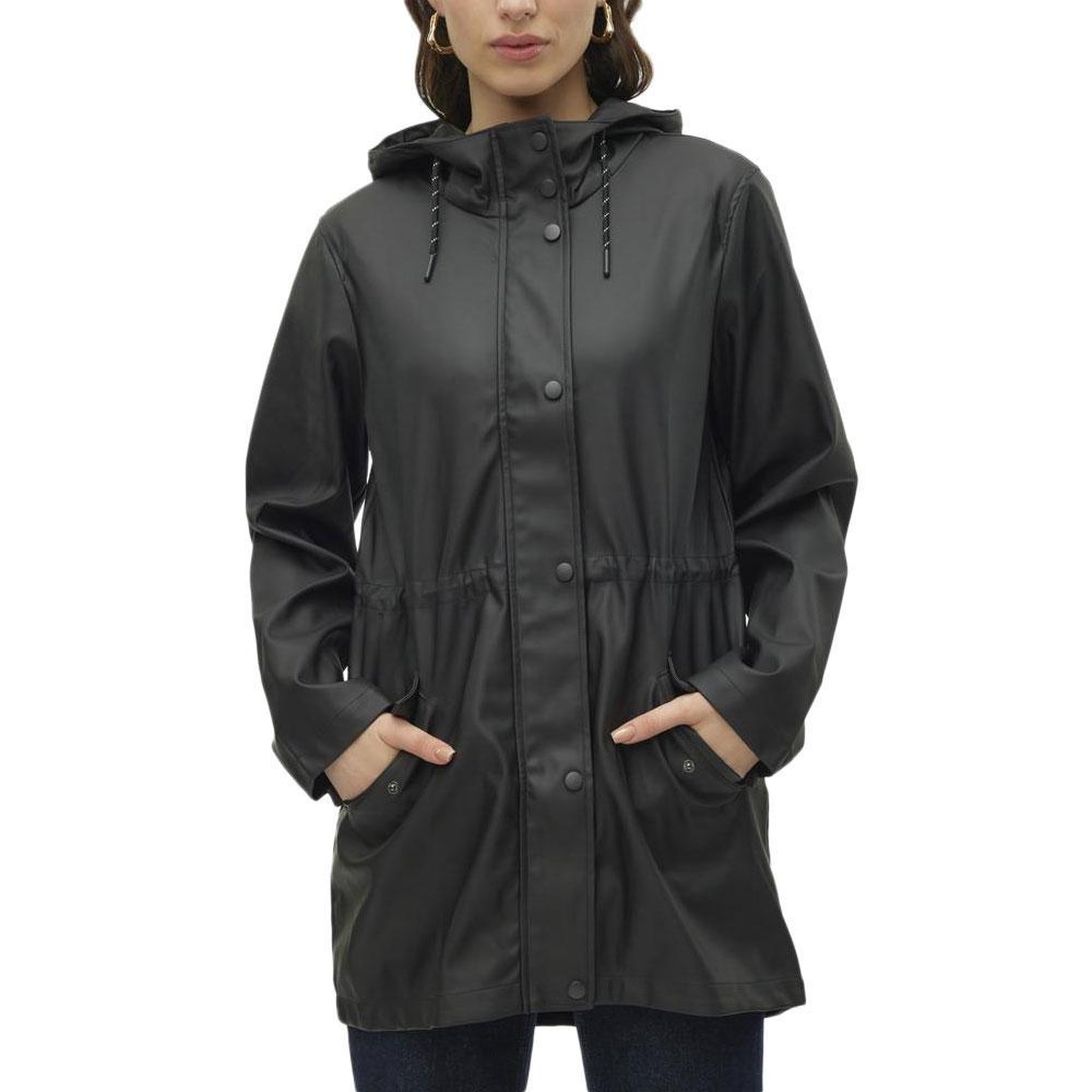 Vero Moda Parkas imperméable noir femme vero moda vmmalou. Coloris disponibles : Noir
