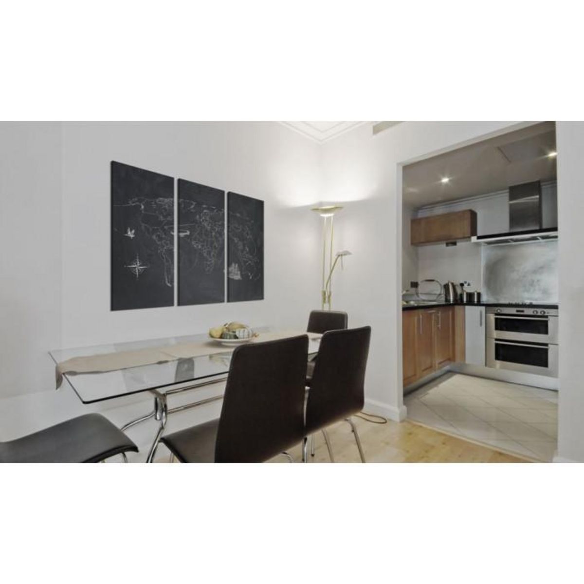 Paris Prix Tableau Imprimé 3 Panneaux  Voyage Autour du Monde