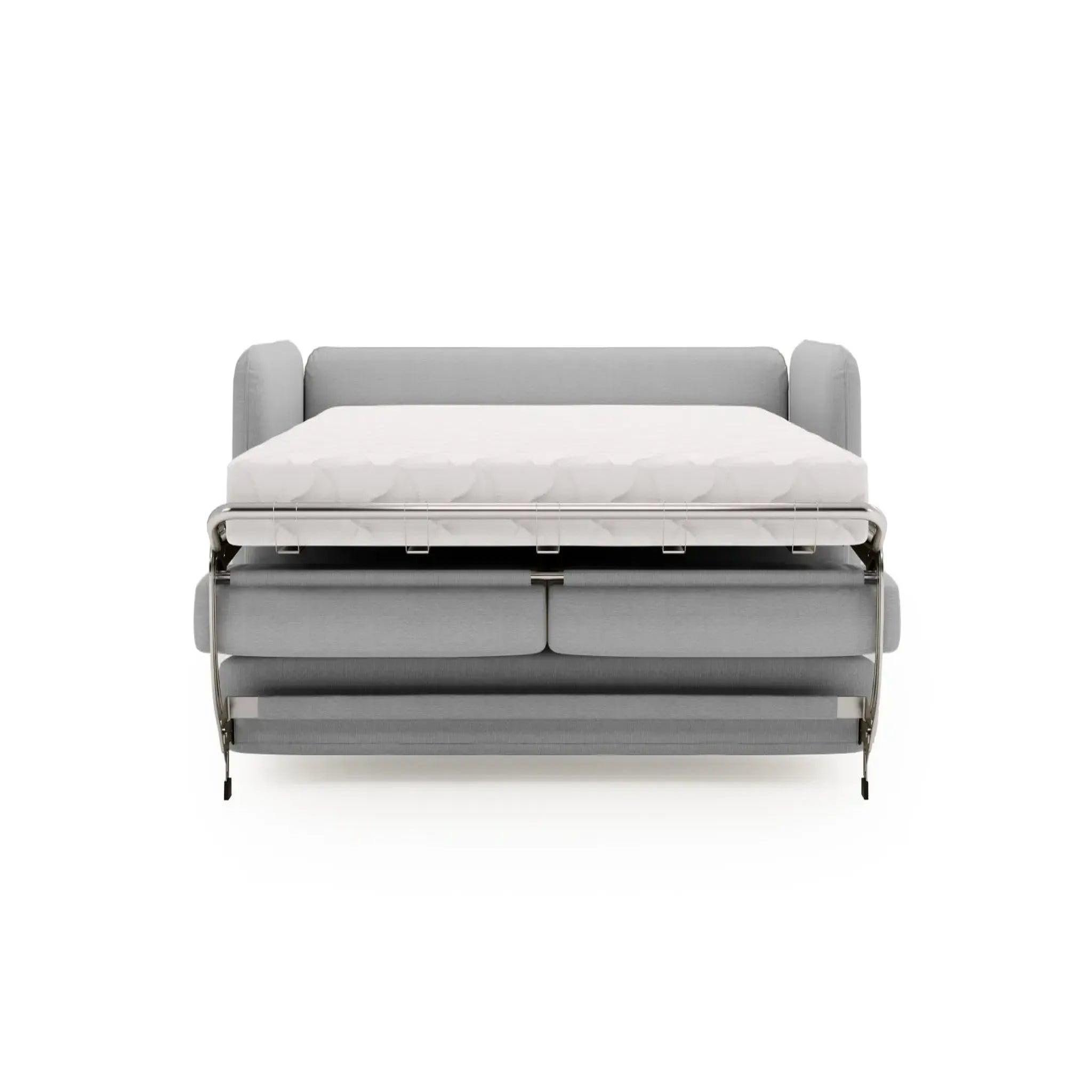 Voir la diapositive 6 : CASANOVA PARIS Vicky - canapé droit convertible tissu lisse 2 places
