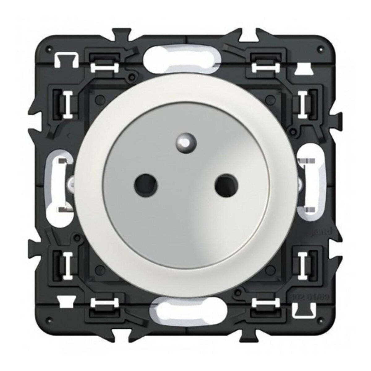 Legrand Celiane prise de courant avec terre 2 pôles + terre blanc à composer