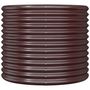 Voir la diapositive 3 : VIDAXL Jardiniere de jardin Acier enduit de poudre 80x80x68 cm Marron