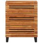 Voir la diapositive 4 : VIDAXL Buffets 2 pcs 60x34x75 cm bois d'acacia massif