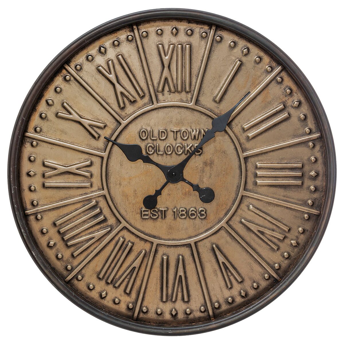ATMOSPHERA Horloge métal embossé D60