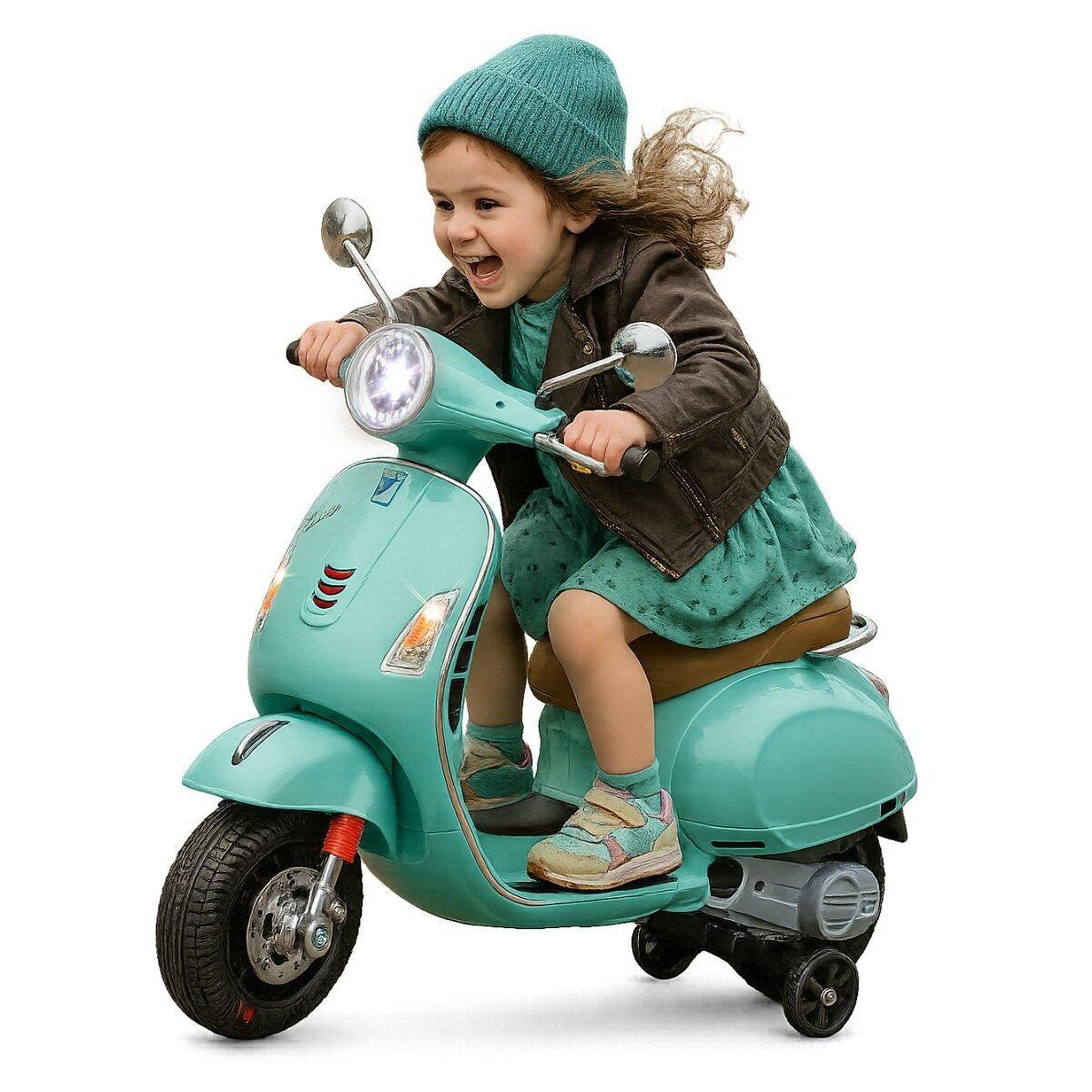 Voir la diapositive 3 : Jamara Porteur vespa gts 125 vert menthe