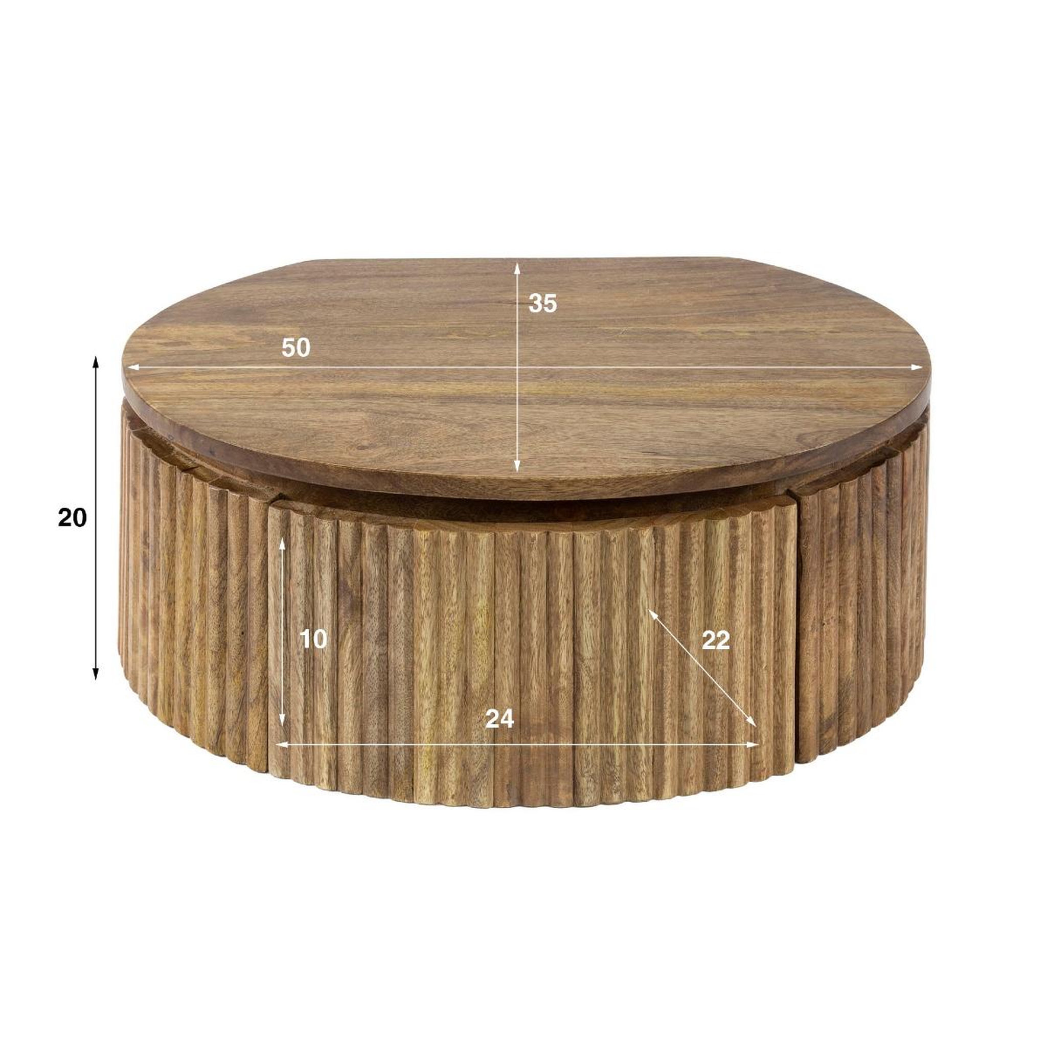 Voir la diapositive 5 : JLC KREATION Table de chevet en bois massif ondulata murale 1t