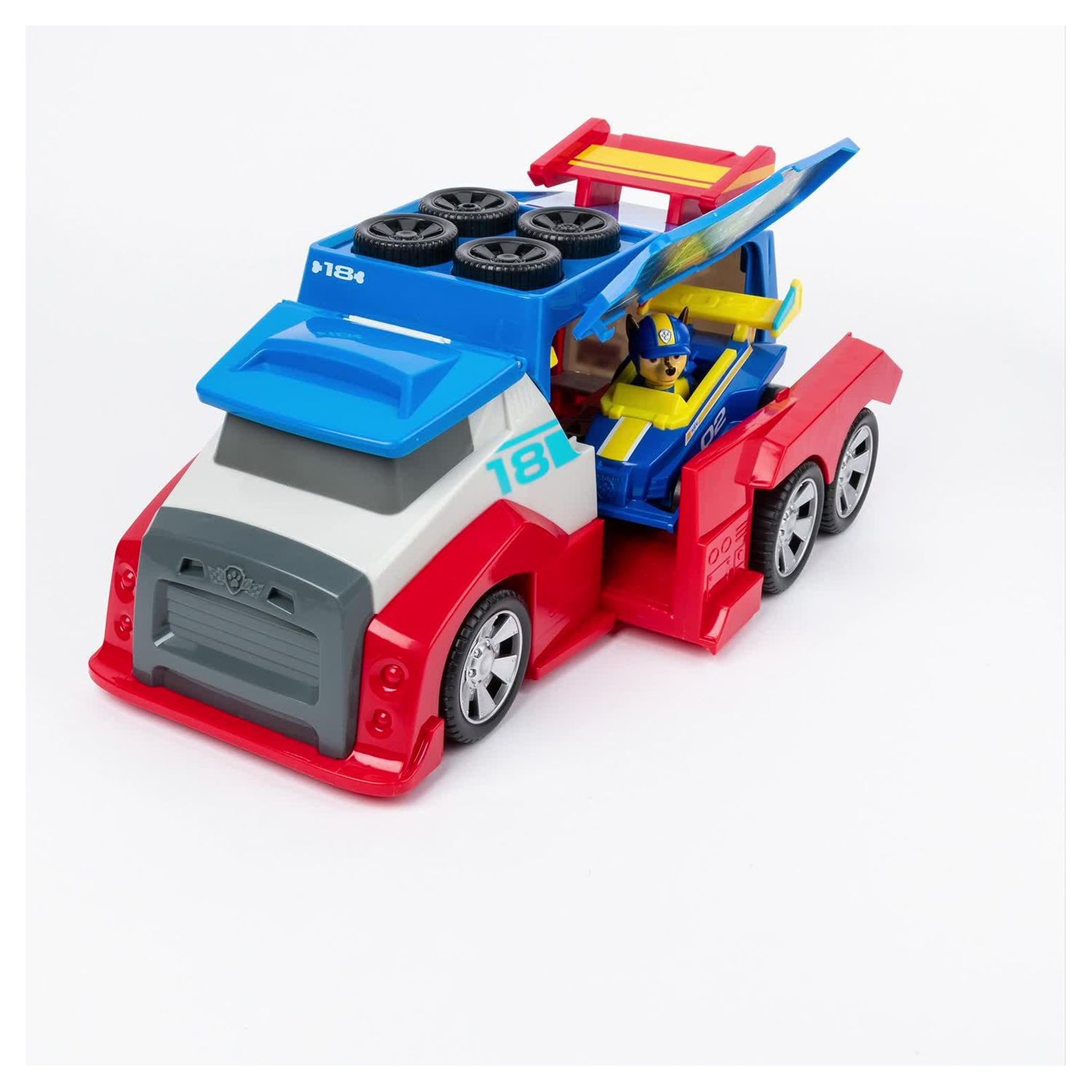 Voir la diapositive 3 : SPIN MASTER Camion mobile Pit Stop Team Ready Race Rescue Paw Patrol