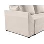 Voir la diapositive 5 : BEST MOBILIER Mike - canapé d'angle réversible - 4 places - convertible avec coffre - en velours