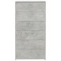 Voir la diapositive 4 : VIDAXL Buffet avec 6 tiroirs Gris beton 50x34x96 cm Bois d'ingenierie