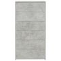 Voir la diapositive 4 : VIDAXL Buffet avec 6 tiroirs Gris beton 50x34x96 cm Bois d'ingenierie