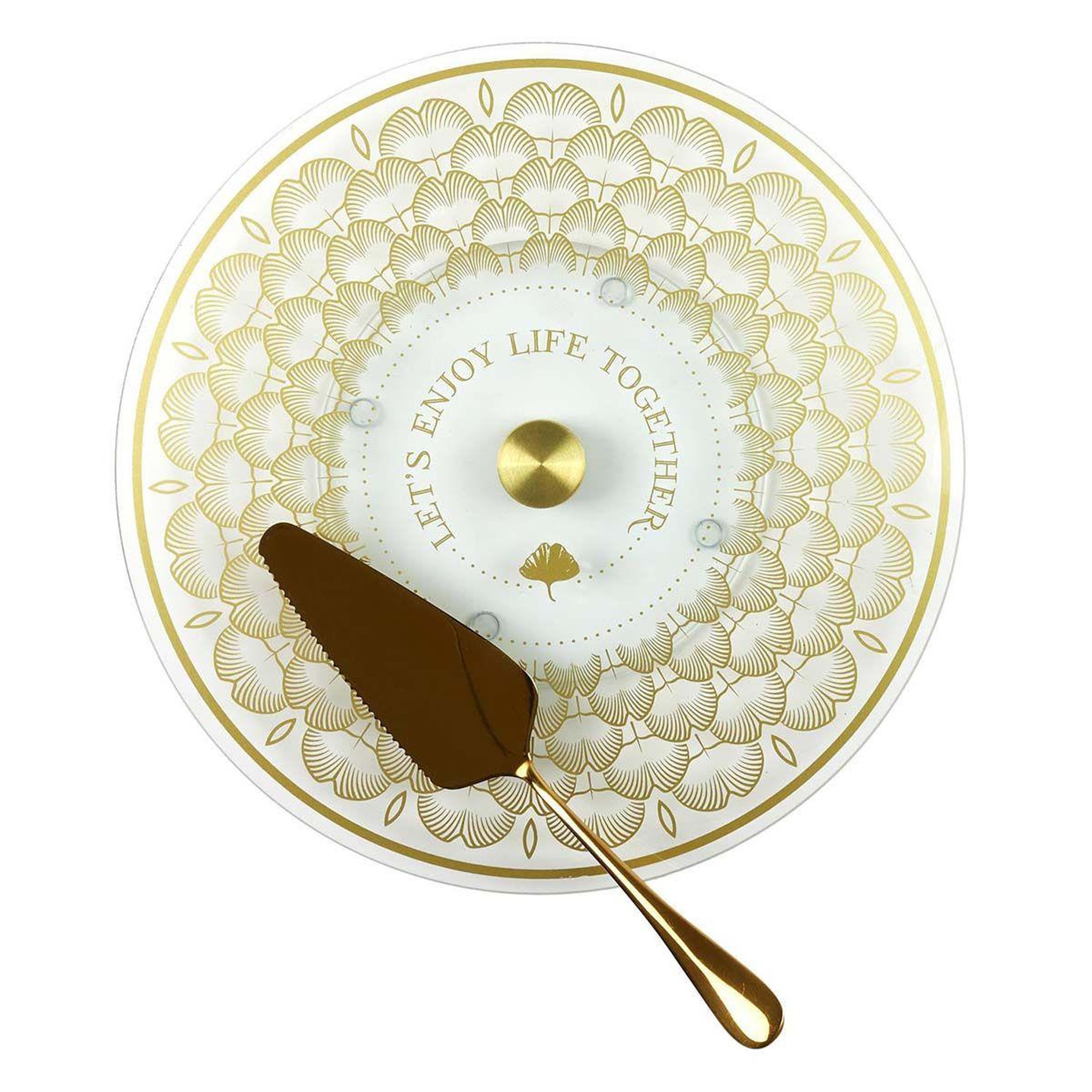 Voir la diapositive 5 : The Home Deco Factory Pelle à tarte design  pie  22cm or