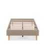 Voir la diapositive 3 : VS VENTA-STOCK Base rembourrée Eris 90x190 cm Beige