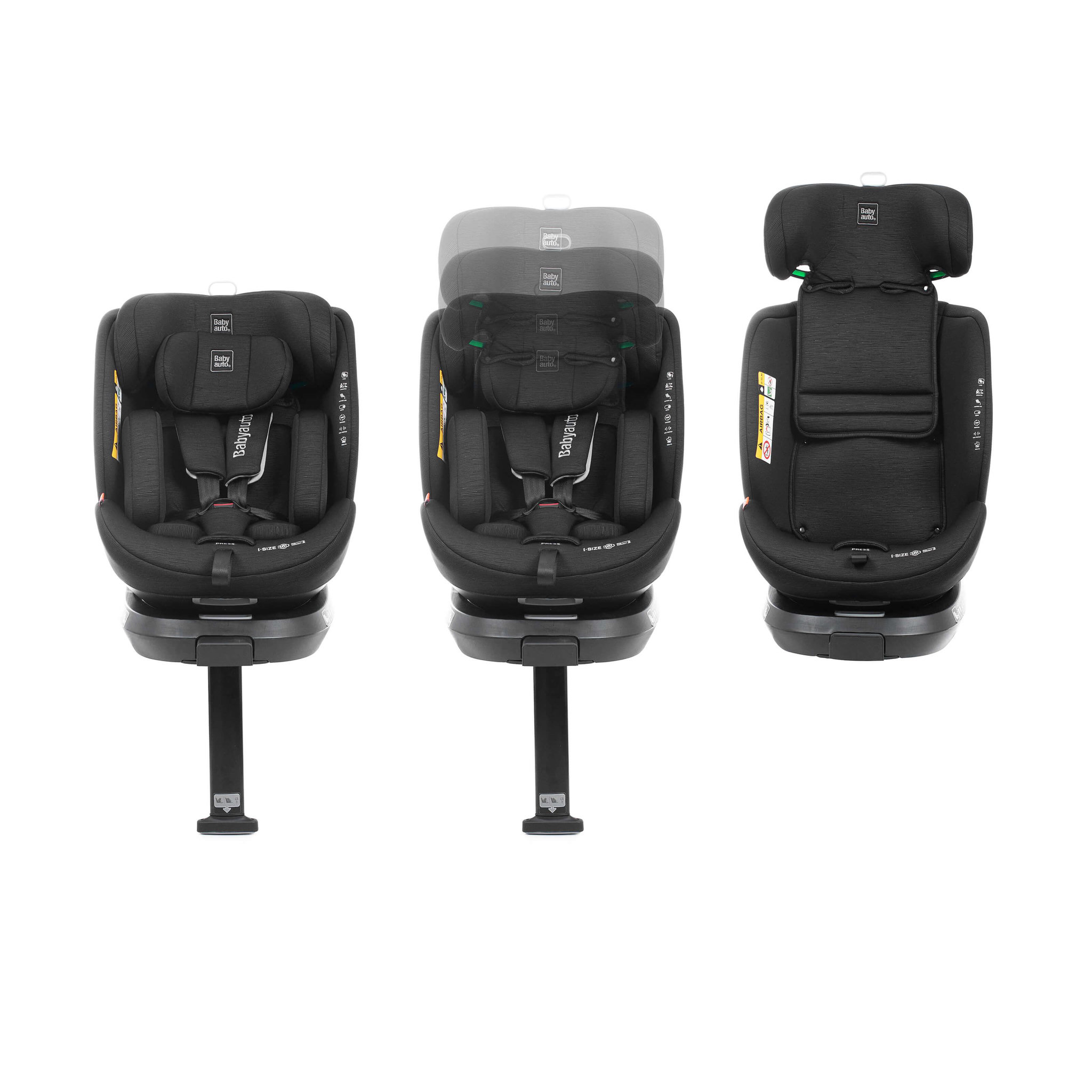 Voir la diapositive 4 : BABYAUTO Siège auto core ifix support leg  40-150 cm