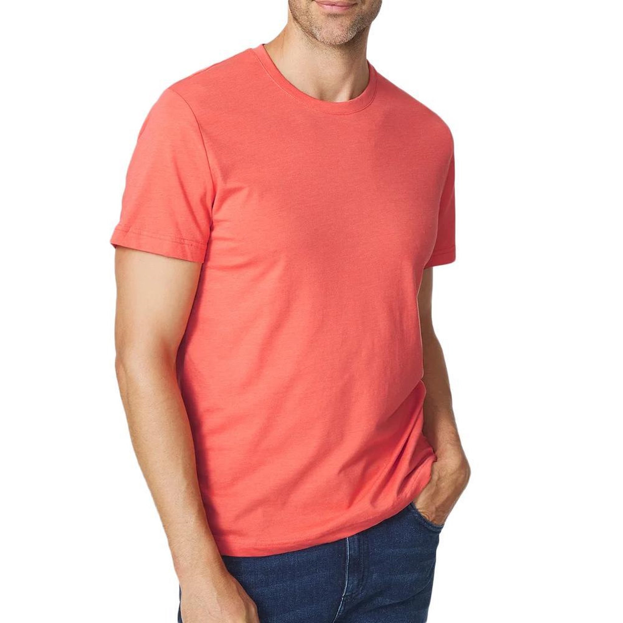 TBS T-Shirt Orange Homme TBS Recif. Coloris disponibles : Orange