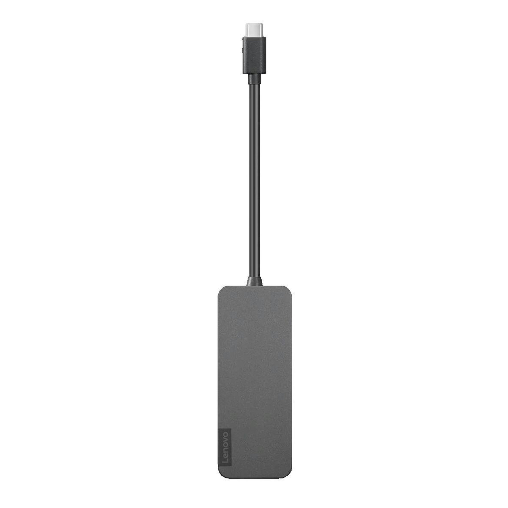 Voir la diapositive 2 : Lenovo Concentrateur USB-C Lenovo 4X90X21427 gris
