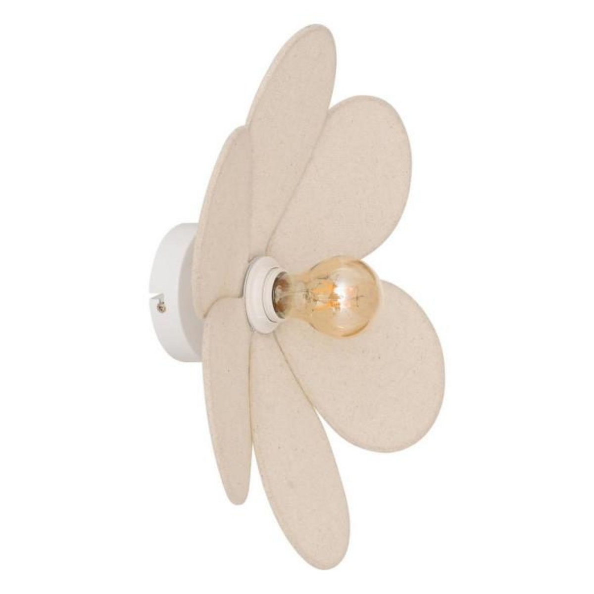 ATMOSPHERA Applique Murale en Lin  Naya  40cm Beige