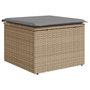 Voir la diapositive 5 : VIDAXL Salon de jardin avec coussins 6 pcs beige resine tressee