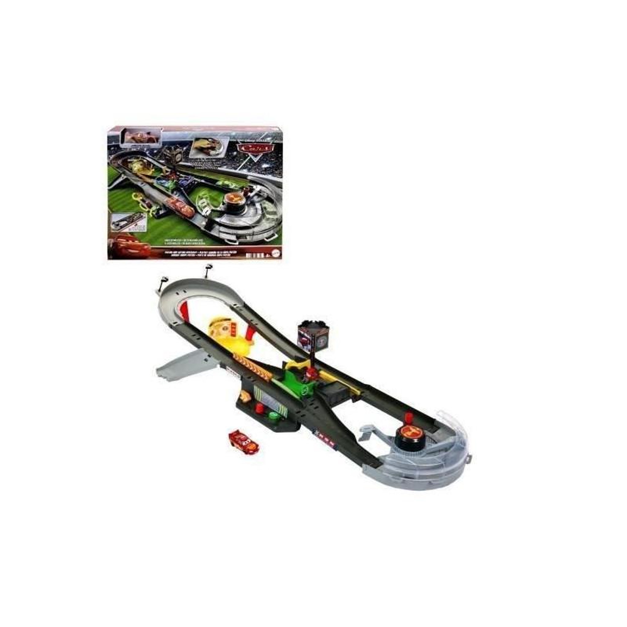 Voir la diapositive 1 : MATTEL CIRCUIT COURSE PISTON CUP - MATTEL - HPD81 - MINI VEHICULES CARS DIECAST