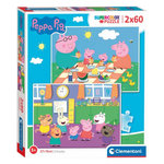 CLEMENTONI Clementoni Puzzle Peppa Pig 2x60 pièces