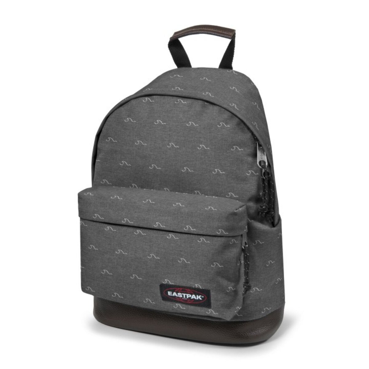 EASTPAK Sac dos WYOMING little wave gris 1 compartiment pas cher