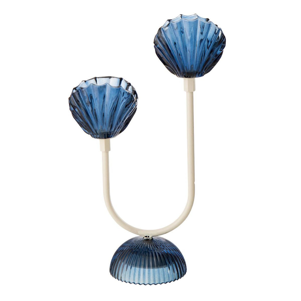 Paris Prix Lampe à Poser à LED  Shell  32cm Bleu