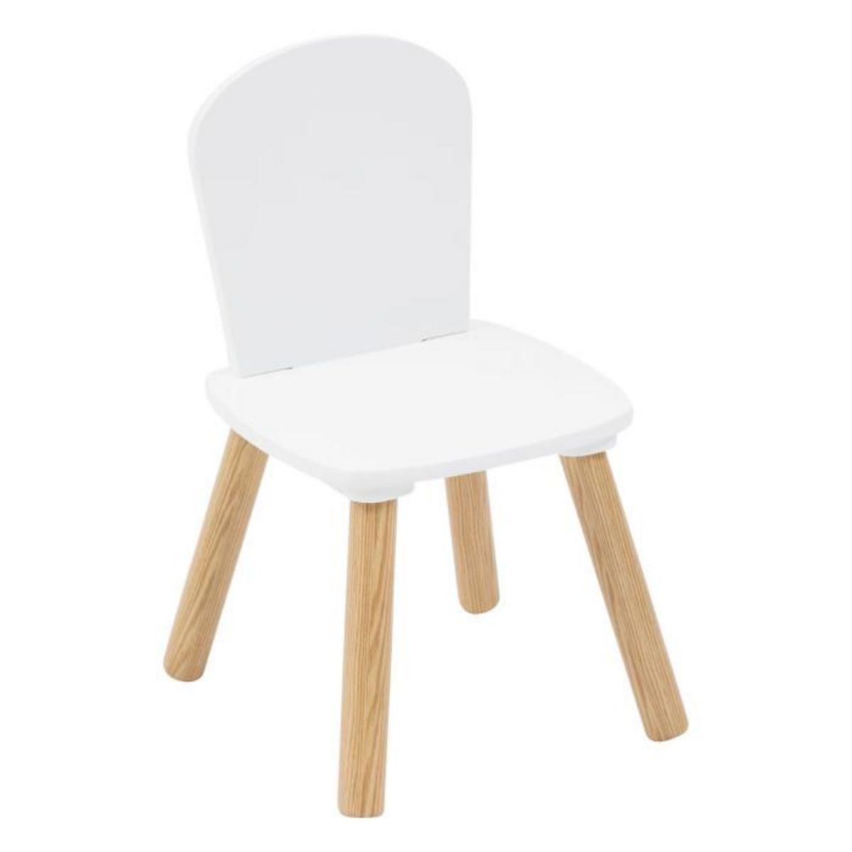 Atmosphera Kids Table Enfant & 2 Chaises  Alex  58cm Blanc